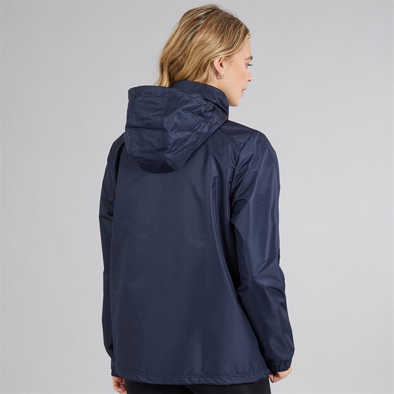 Speedo Womens Club Vaposhield Full Zip Rain Jacket Navy