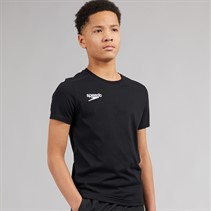 Speedo Junior Club Plain T-Shirt Black