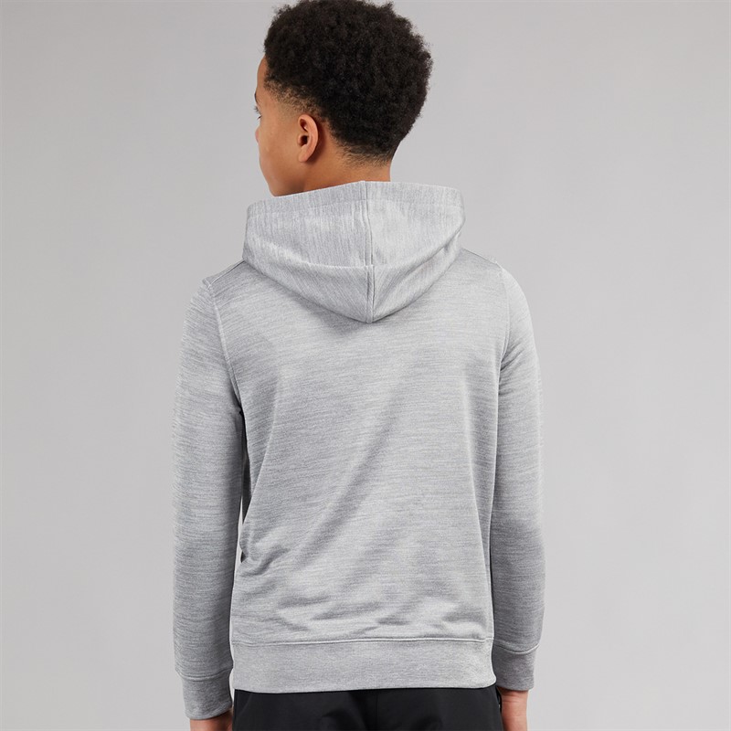 Speedo Junior Club Lightweight Hoodie Grey Marl