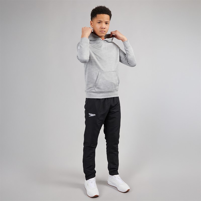 Speedo Junior Club Lightweight Hoodie Grey Marl