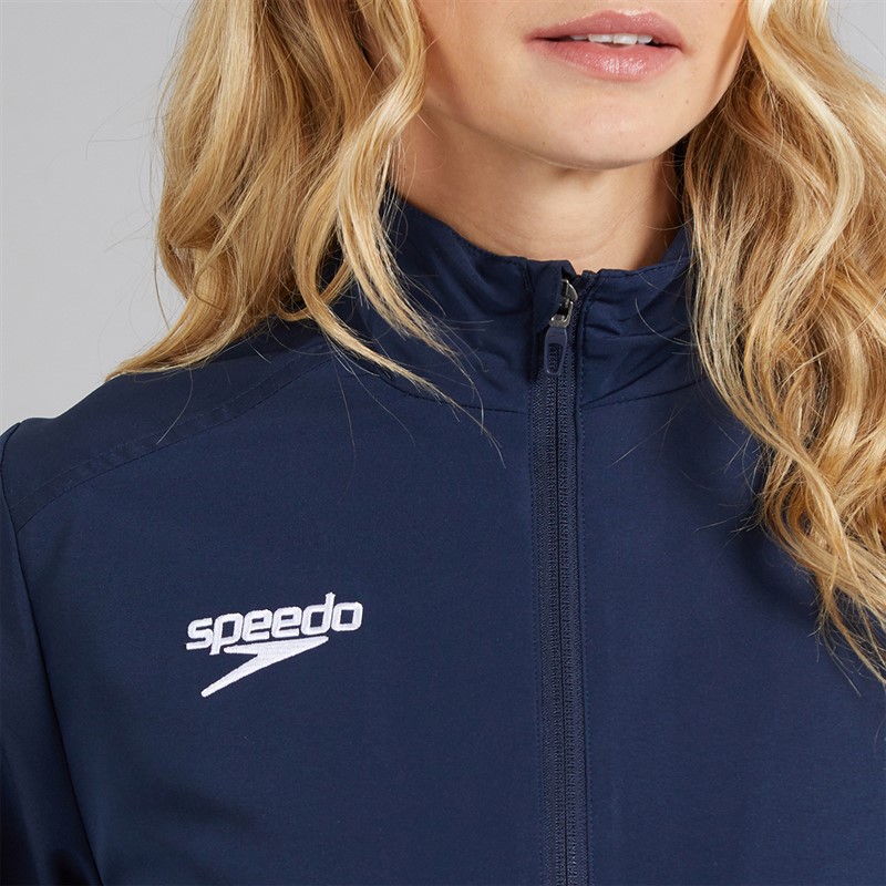 Speedo Womens Club Track Jacket Navy