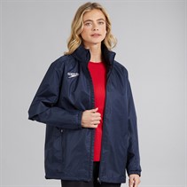 Speedo Mens Club Vaposhield Full Zip Rain Jacket Navy