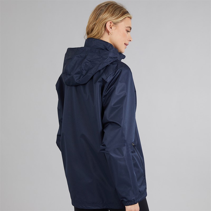 Speedo Mens Club Vaposhield Full Zip Rain Jacket Navy