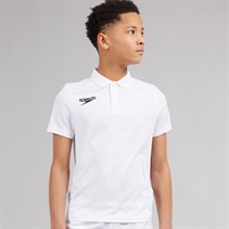 Speedo Junior Club Dry Polo Shirt White