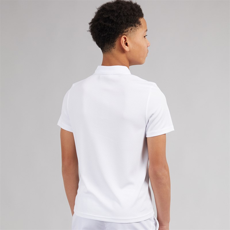 Speedo Junior Club Dry Polo Shirt White