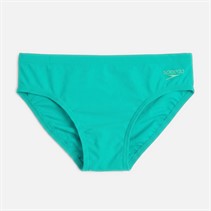 Speedo Boys Logo 6.5cm Swimming Briefs Turquoise Gem