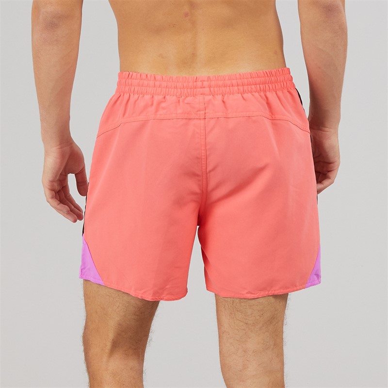 Speedo Mens Hyperboom Splice 16 Inch Swim Shorts Coral Sands