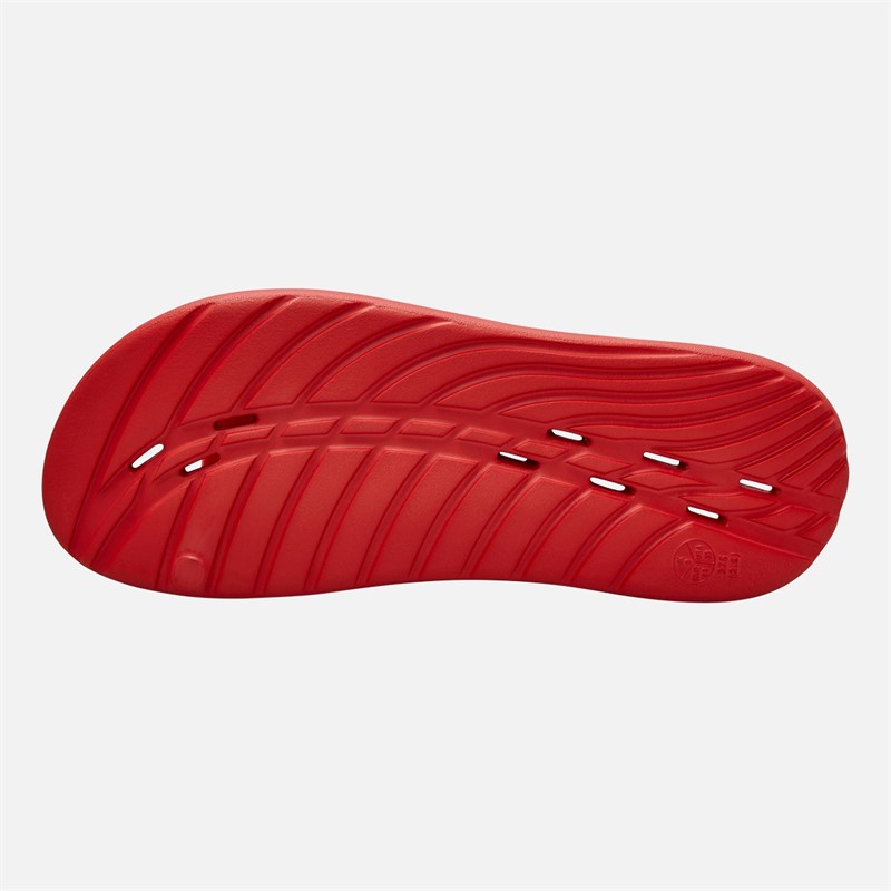 Speedo Mens Slides Federation Red/White