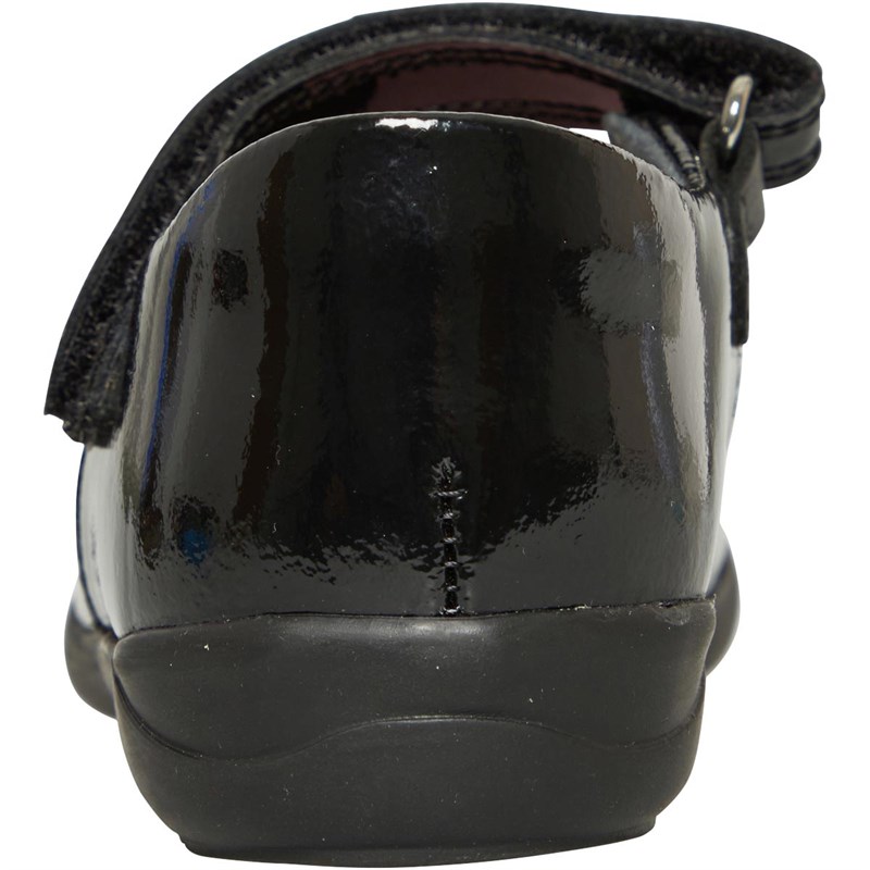 Start-Rite Girls Mary Jane Shoes Black Patent