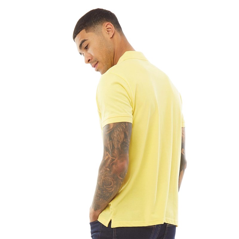 Sergio Tacchini Polo Iconic Small Logo Homme Jaune