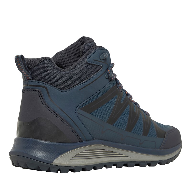 Sprayway Mens Burbage Mid Hydrodry Waterproof Hiking Boots Navy