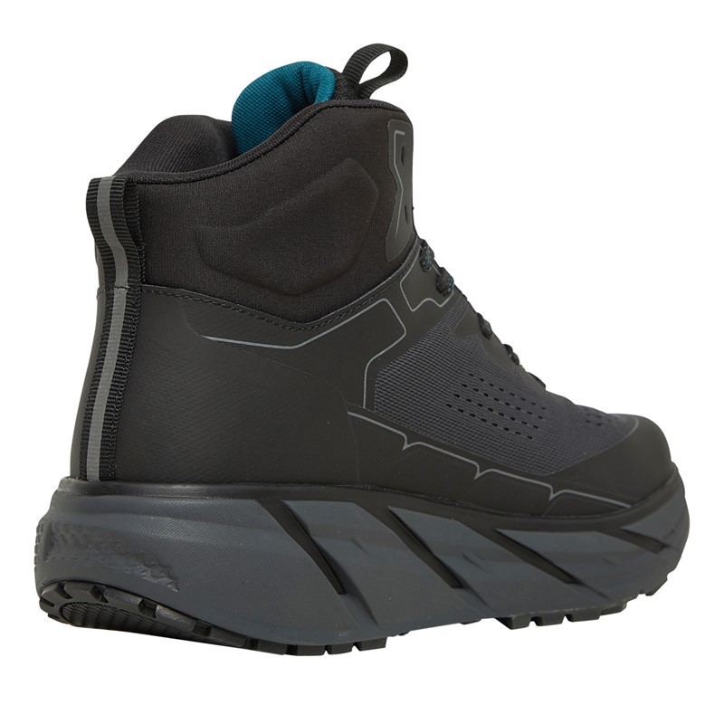 Sprayway Mens Higger Mid Hydrodry Waterproof Trail Walking Boots Black/Grey