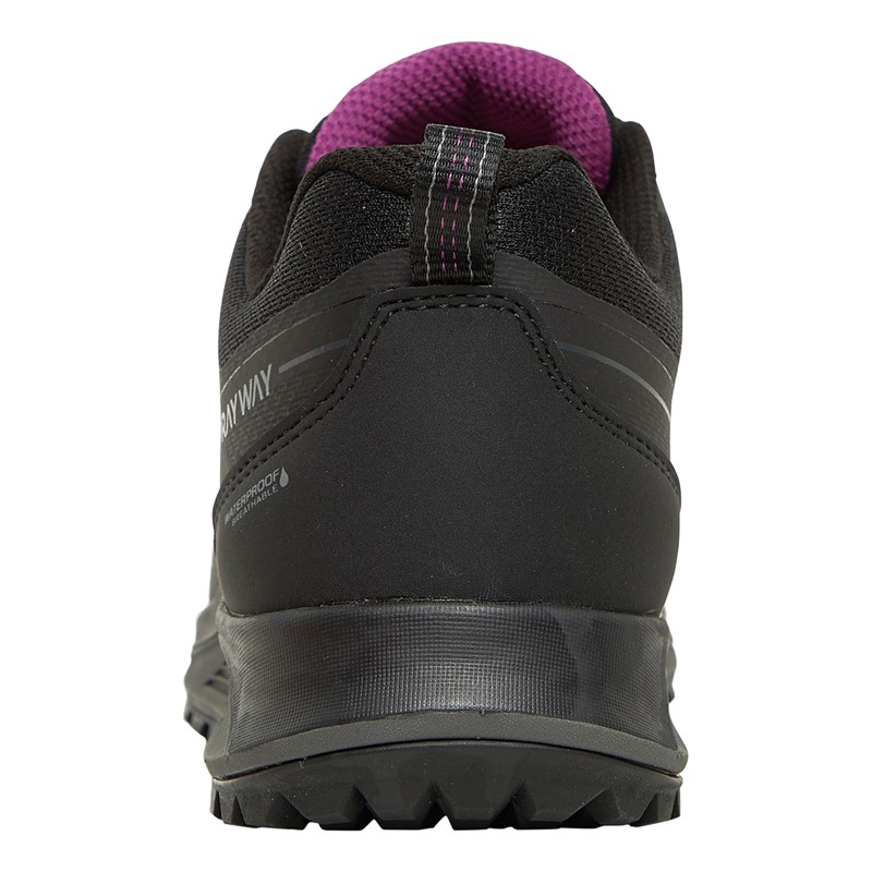 Sprayway Womens Burbage Low Hydrodry Waterproof Hiking Shoes Black