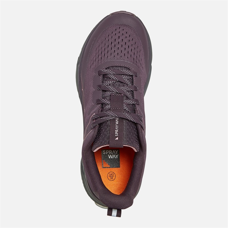 Sprayway Womens Higger Hydrodry Waterproof Trail Walking Shoes Purple