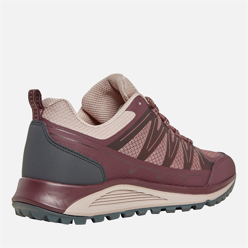 Sprayway Womens Burbage Low Hydrodry Waterproof Walking Shoes Mauve