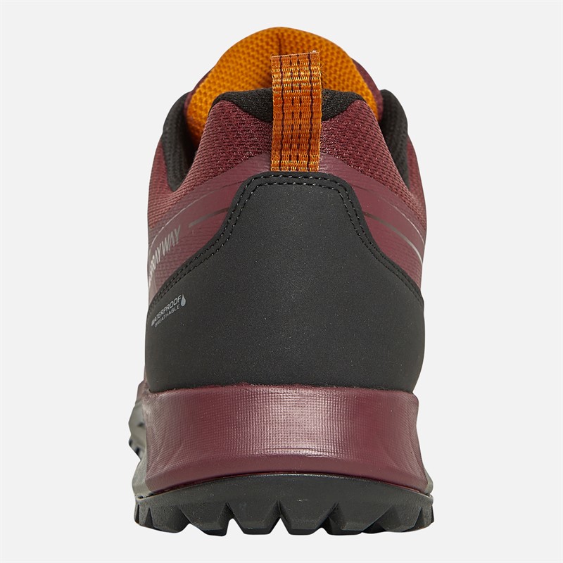 Sprayway Mens Burbage Low Hydrodry Waterproof Walking Shoes Maroon