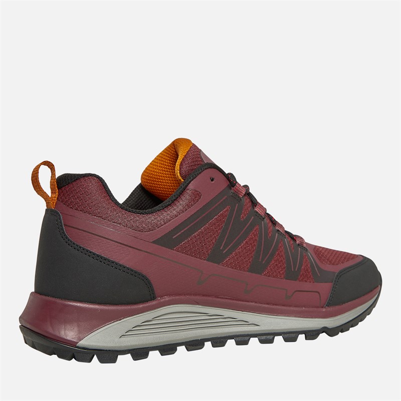 Sprayway Mens Burbage Low Hydrodry Waterproof Walking Shoes Maroon