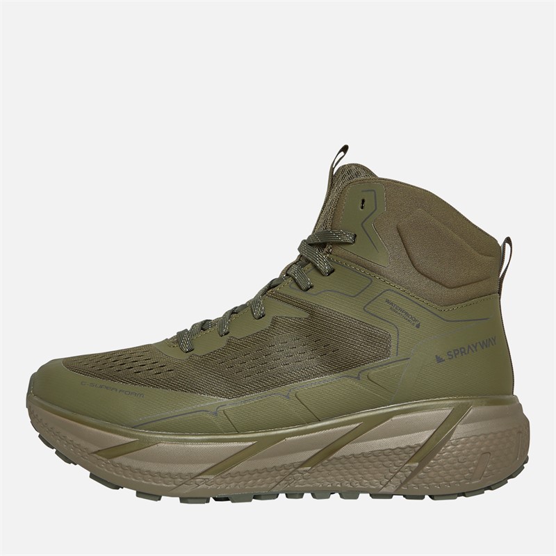 Sprayway Mens Higger Mid Hydrodry Waterproof Trail Walking Boots New Olive - Size 10