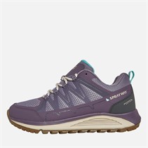 Sprayway Womens Burbage Low Hydrodry Waterproof Walking Shoes Purple
