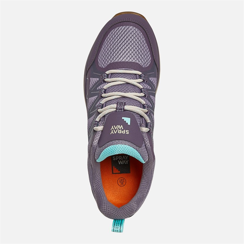 Sprayway Womens Burbage Low Hydrodry Waterproof Walking Shoes Purple