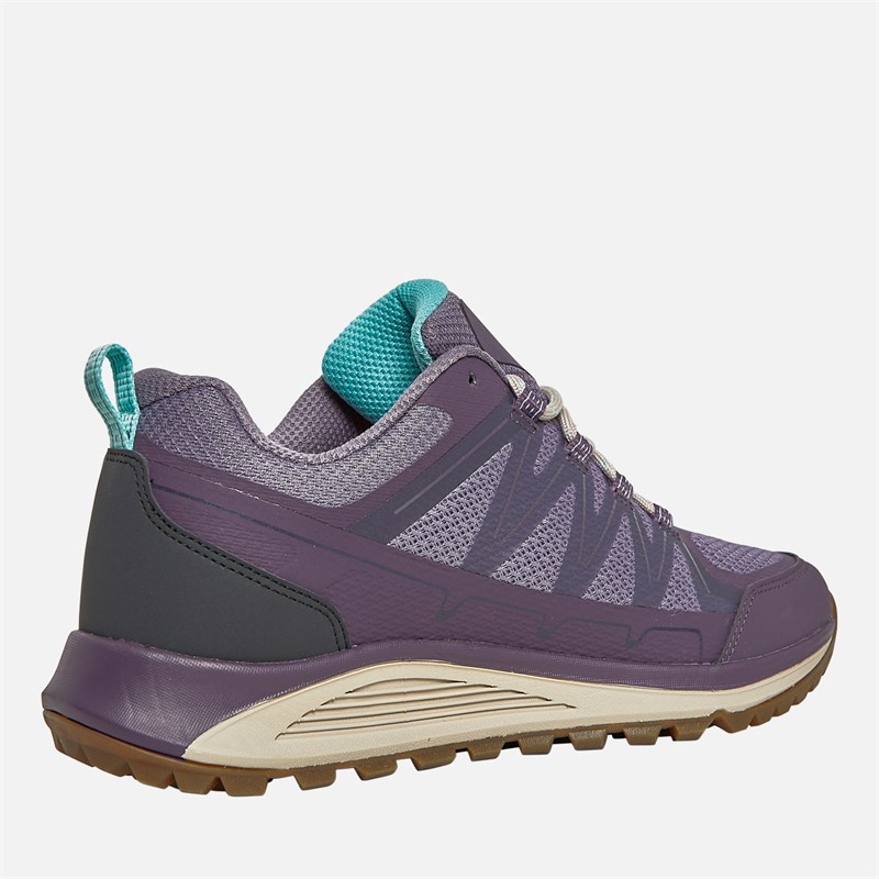 Sprayway Womens Burbage Low Hydrodry Waterproof Walking Shoes Purple