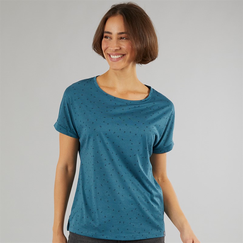 Sprayway Womens Form Print T-Shirt Seaport