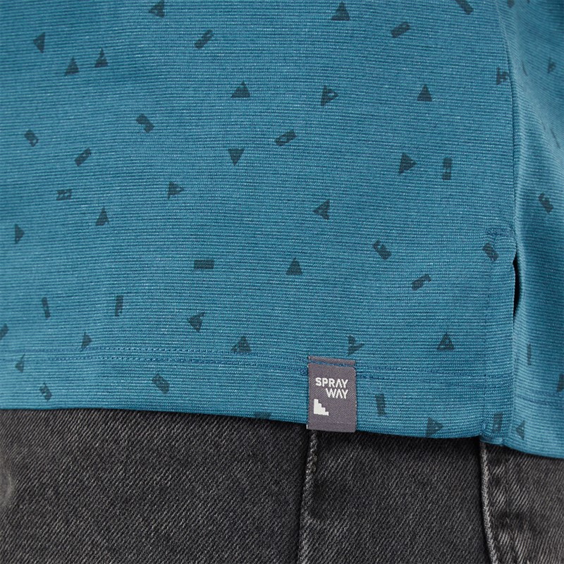 Sprayway Womens Form Print T-Shirt Seaport