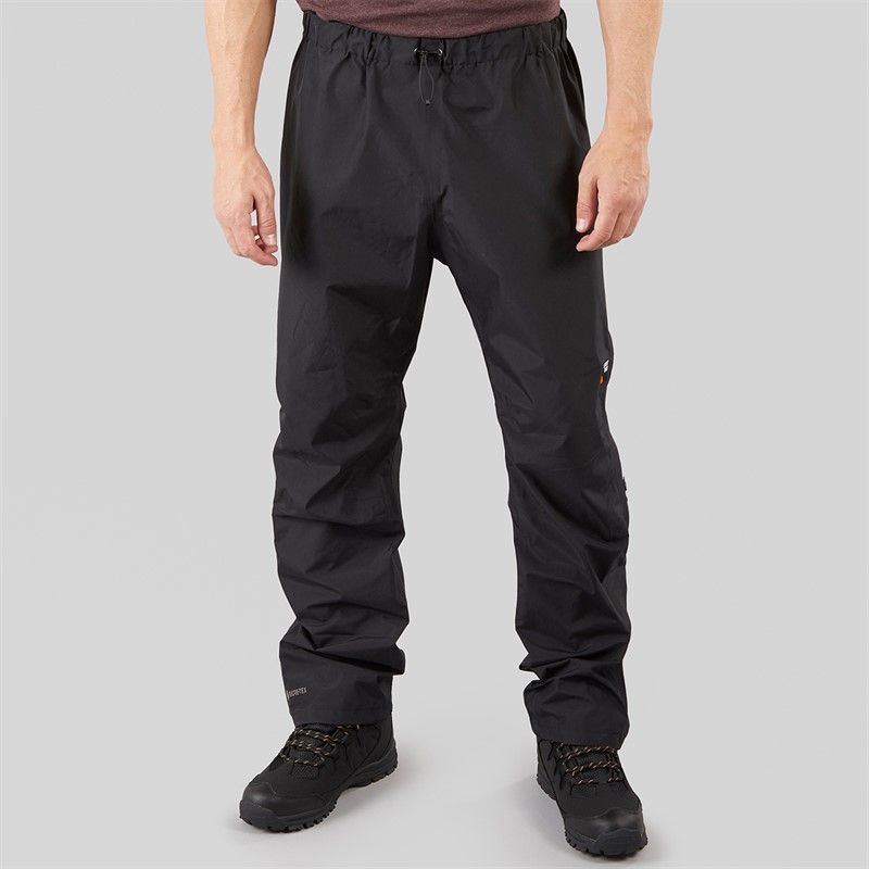Sprayway Mens Rask Gore-Tex Waterproof Over Trousers Black plain - Size S/REG