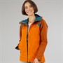 Sprayway Womens Reaction 2-Layer Gore-Tex® Waterproof Long Length Jacket Squash/Cinnamon/Lagoon