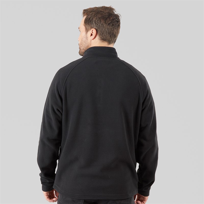 Sprayway Mens Santiago CoreC™ Half Zip Fleece Black