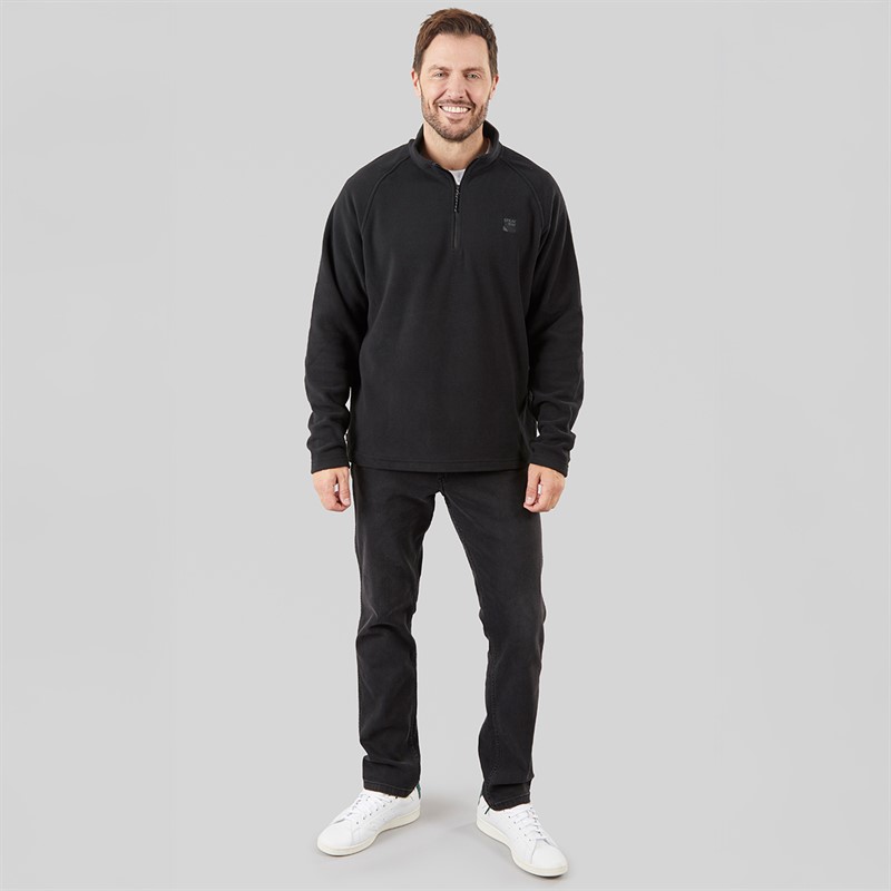 Sprayway Mens Santiago CoreC™ Half Zip Fleece Black