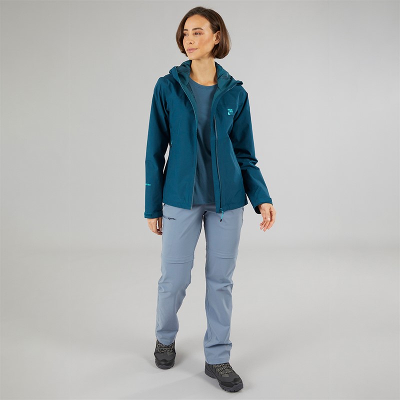 Sprayway Womens Escape TecWEAVE™ Water Resistant Zip Off Trousers Flint Stone