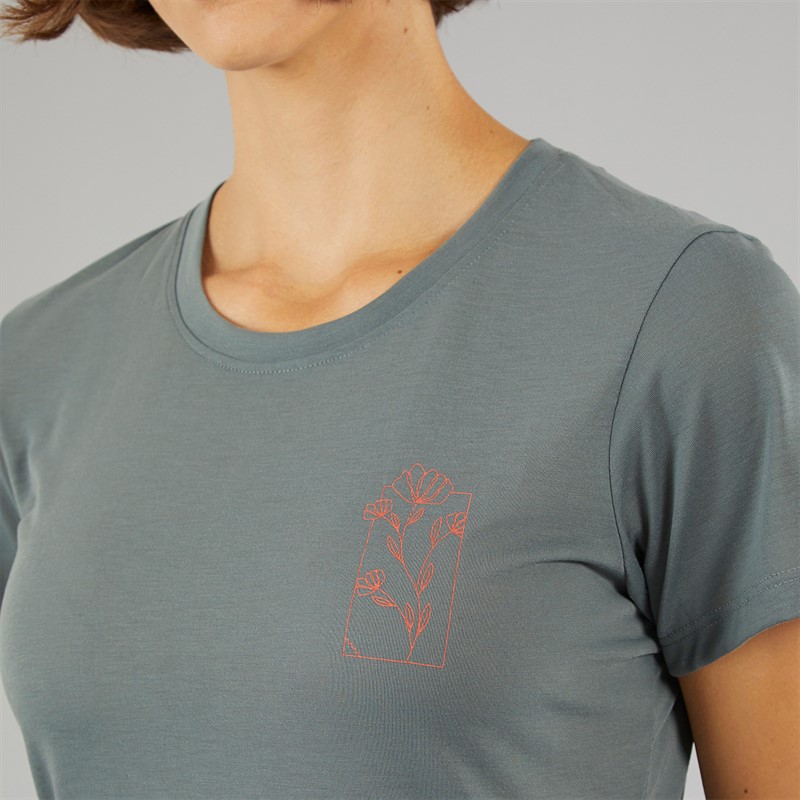 Sprayway Womens Anther Graphic T-Shirt Balsam Green