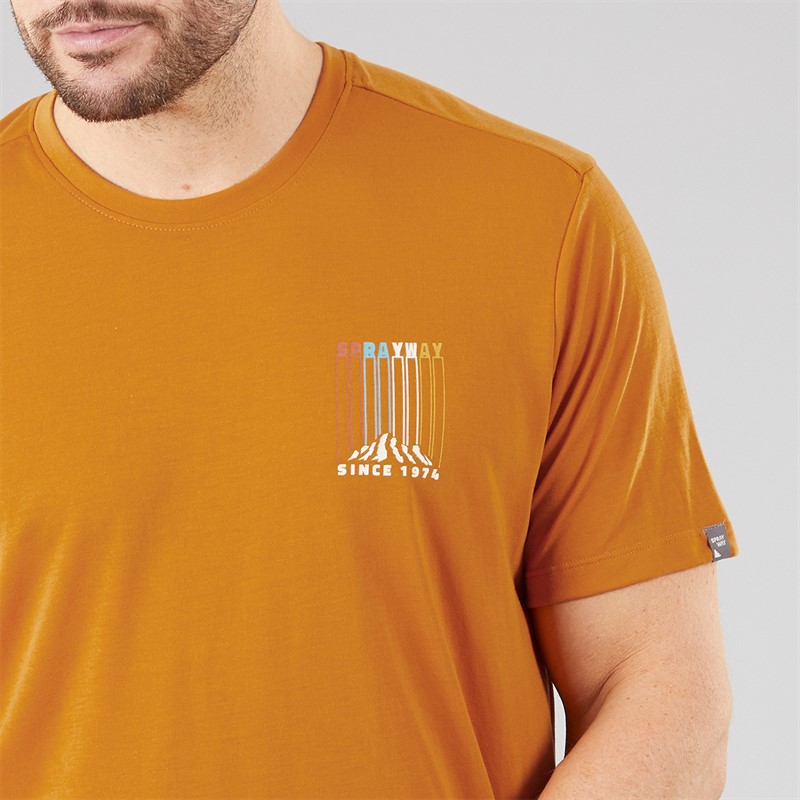 Sprayway Mens Vintage Lyocell T-Shirt Turmeric