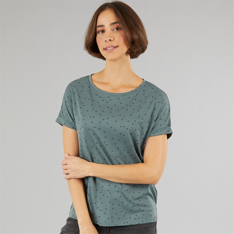 Sprayway Womens Form Print T-Shirt Balsam Green