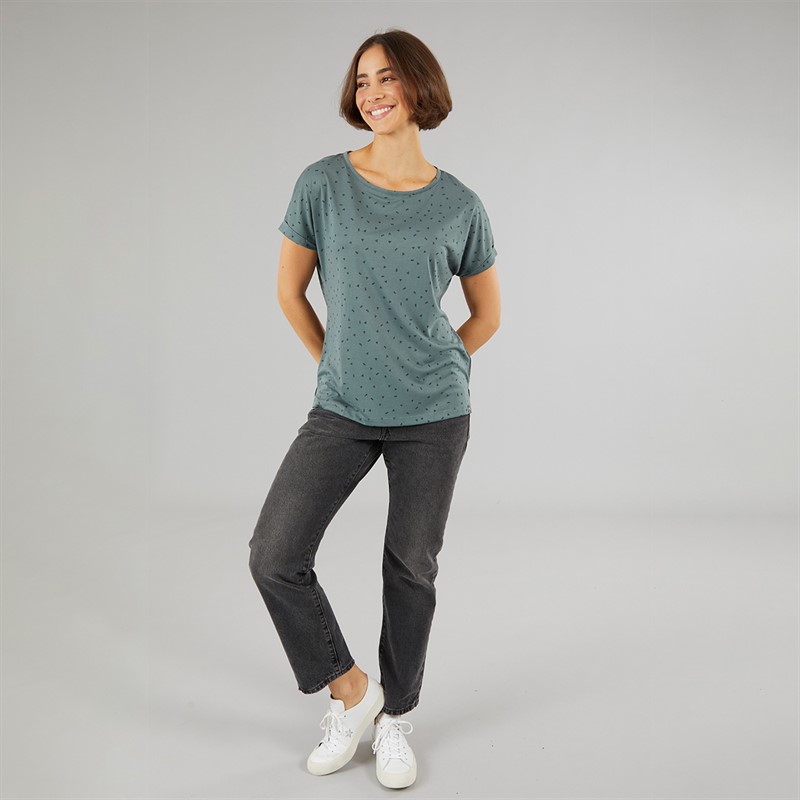 Sprayway Womens Form Print T-Shirt Balsam Green