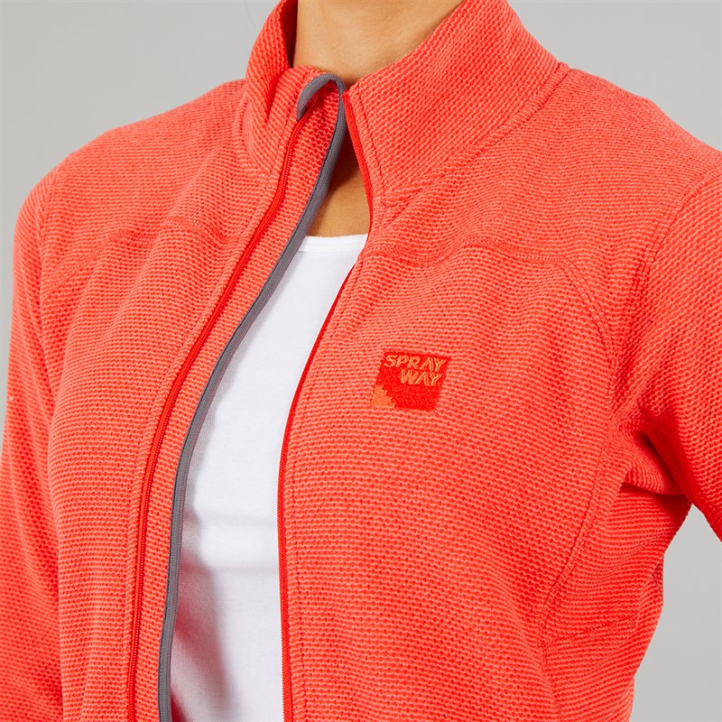 Sprayway Womens Solitude CoreC™ Full Zip Fleece Jacket Watermelon