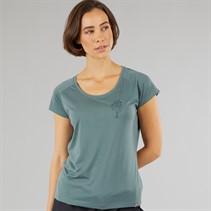 Sprayway Womens Wild Flower Graphic T-Shirt Balsam Green