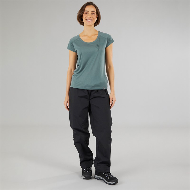 Sprayway Womens Wild Flower Graphic T-Shirt Balsam Green