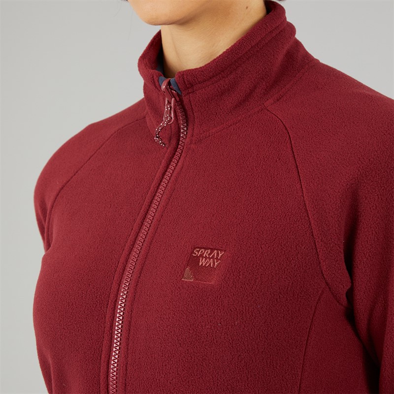Sprayway Womens Atlanta CoreC™ Interactive Fleece Jacket Tempranillo