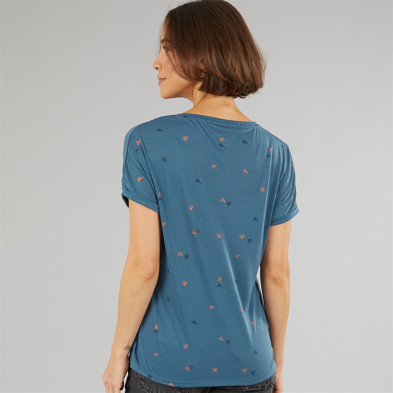 Sprayway Womens Ginkgo Print T-Shirt Seaport