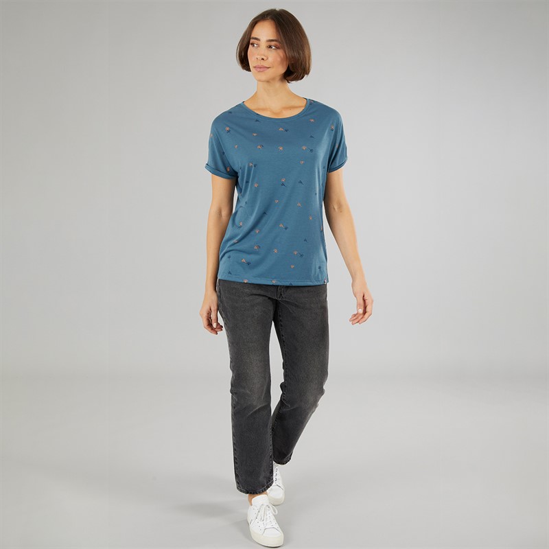 Sprayway Womens Ginkgo Print T-Shirt Seaport