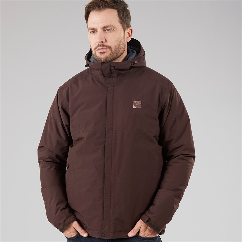 Sprayway Mens Vihar Insulated 2-Layer Gore-Tex® Waterproof Jacket Bourbon