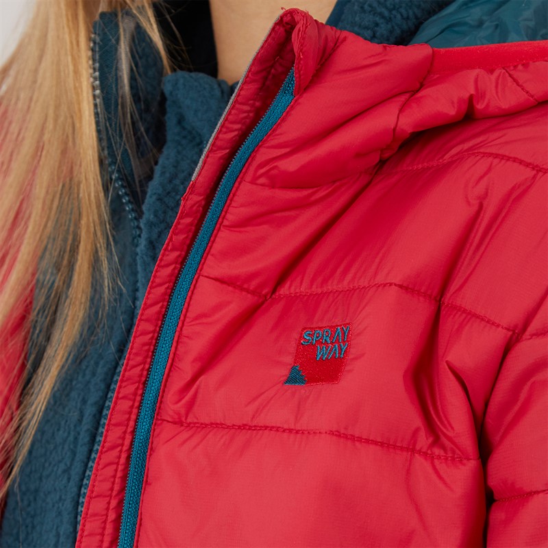 Sprayway Junior Boys Neb TecSHELL™ Insulated Padded Jacket Jalapeno