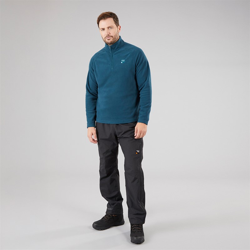 Sprayway Mens Santiago CoreC™ Half Zip Fleece Marine Blue