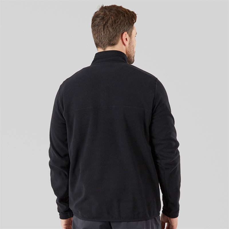 Sprayway Mens Storr Polartec Micro Snap Fleece Black