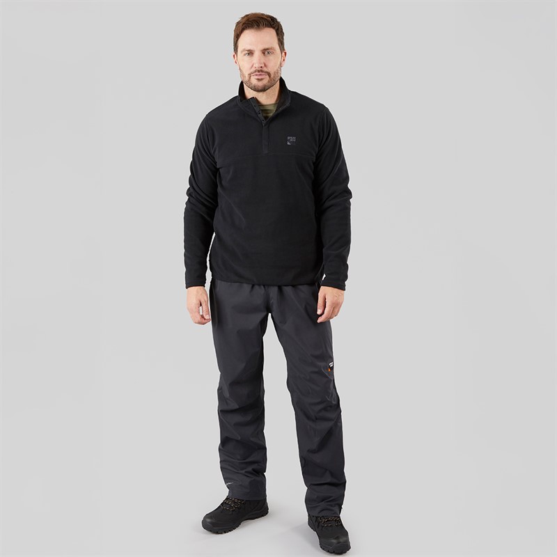 Sprayway Mens Storr Polartec Micro Snap Fleece Black