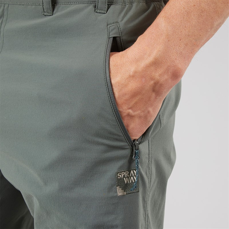 Sprayway Mens Compass TecWEAVE™ Water Resistant Shorts Bonsai