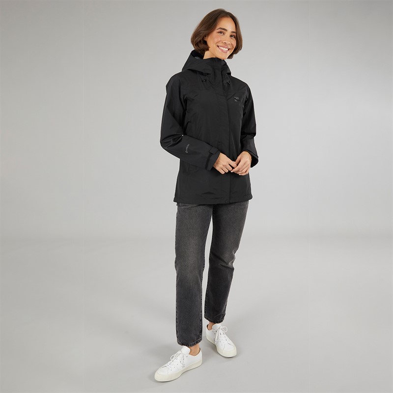 Sprayway Womens Reaction 2-Layer Gore-Tex® Waterproof Long Length Jacket Black