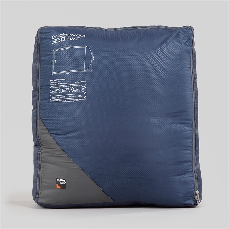 Sprayway Endeavour 350g Insulated Twin Sleeping Bag Blazer/Chrome